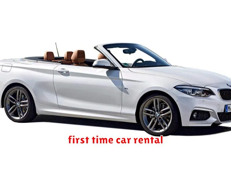 first time car rental