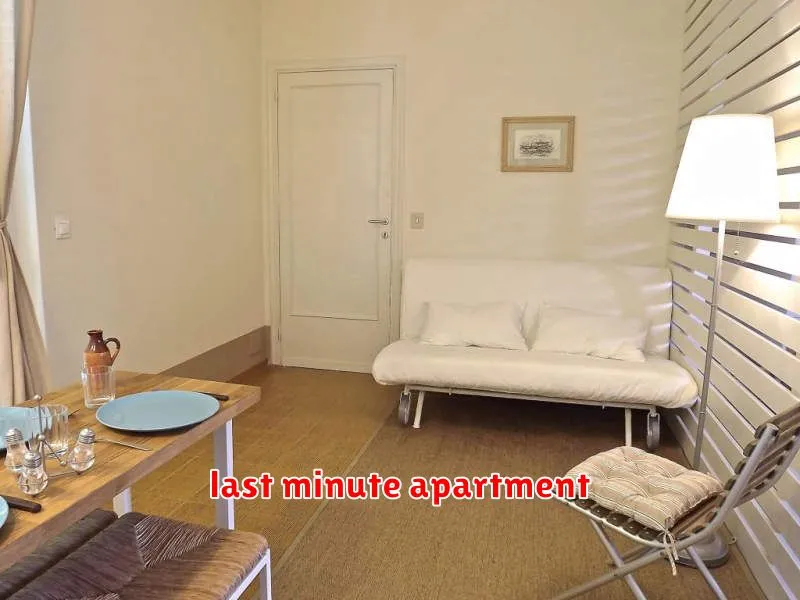 last minute apartment