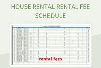rental fees rental fees