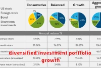 diversified investment portfolio growth