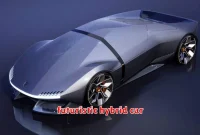 futuristic hybrid car