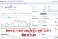 investment analysis software interface