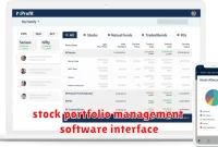 stock portfolio management software interface