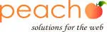 Peach strides and pristine marketing solutions... company logo